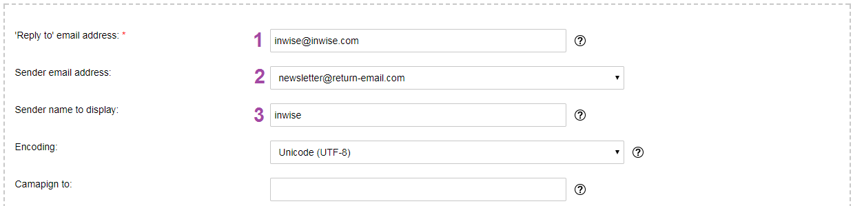 Create and edit an email campaign - inwise