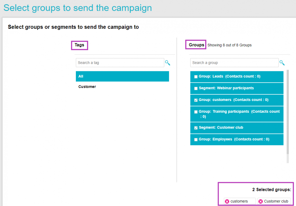 Create and edit an email campaign - inwise