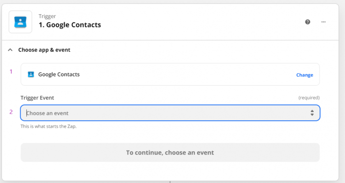  Zapier google contacts - inwise